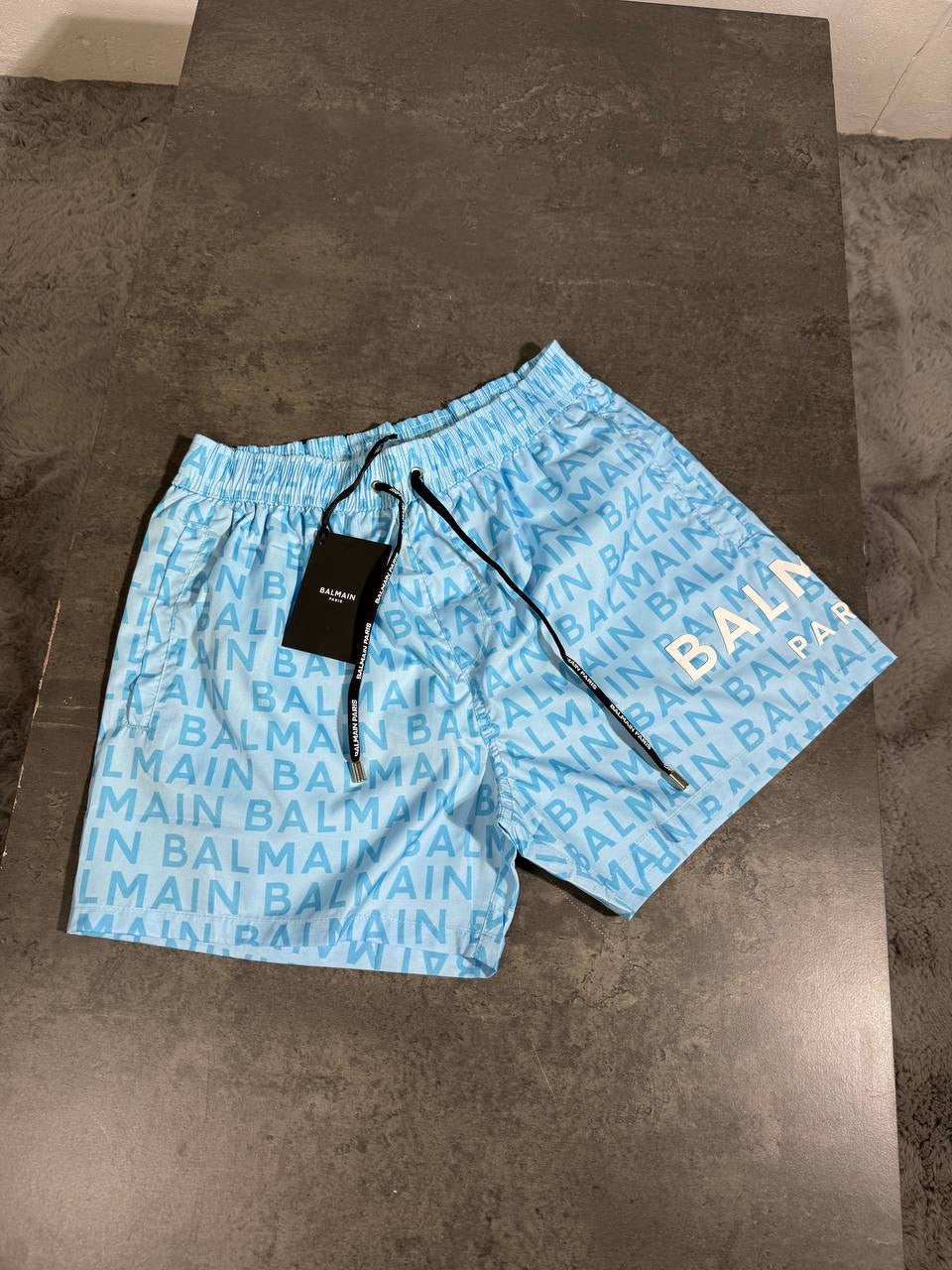 BLM SHORTS BABY BLUE