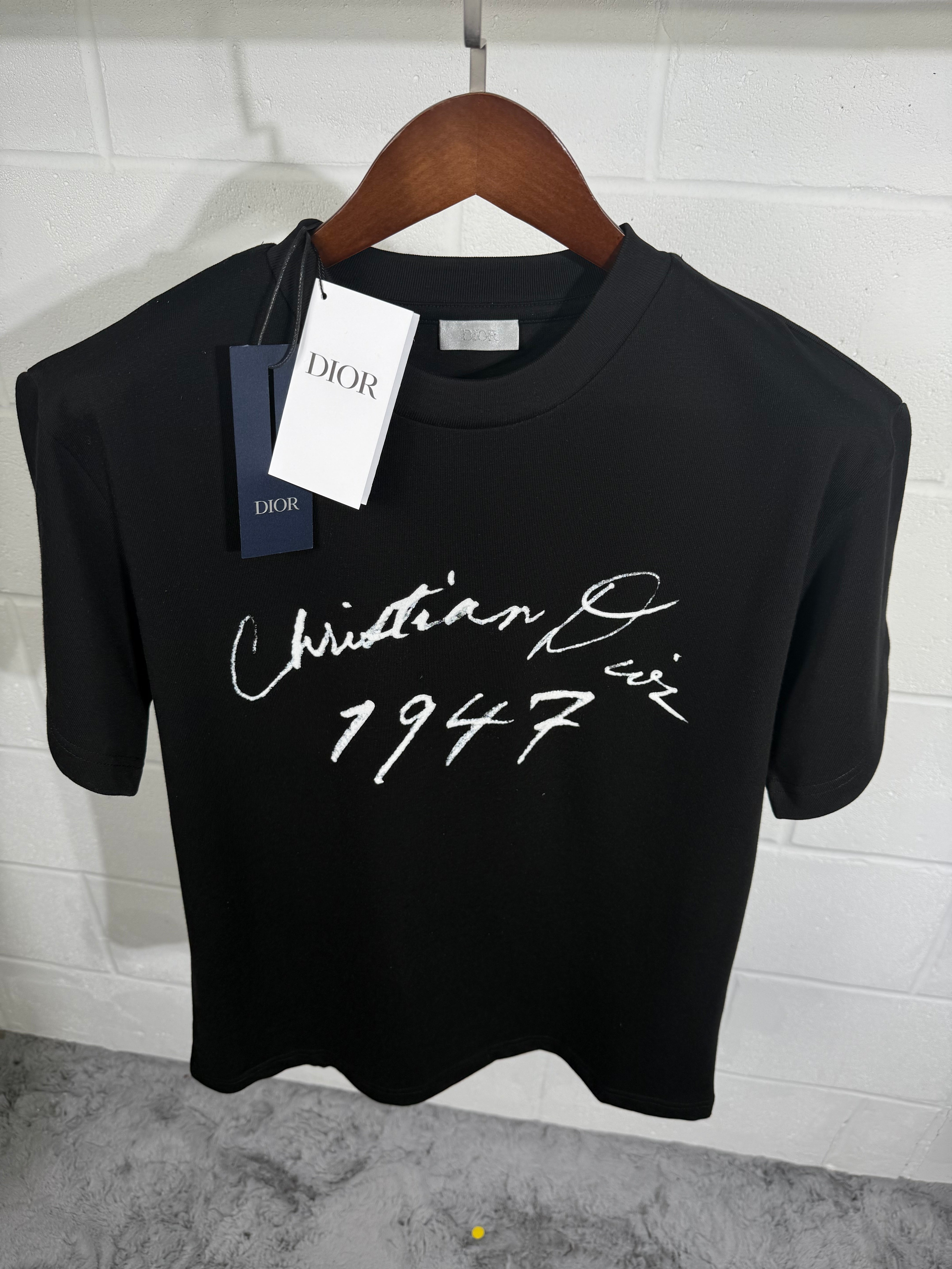CD HANDWRITTEN TEE BLACK