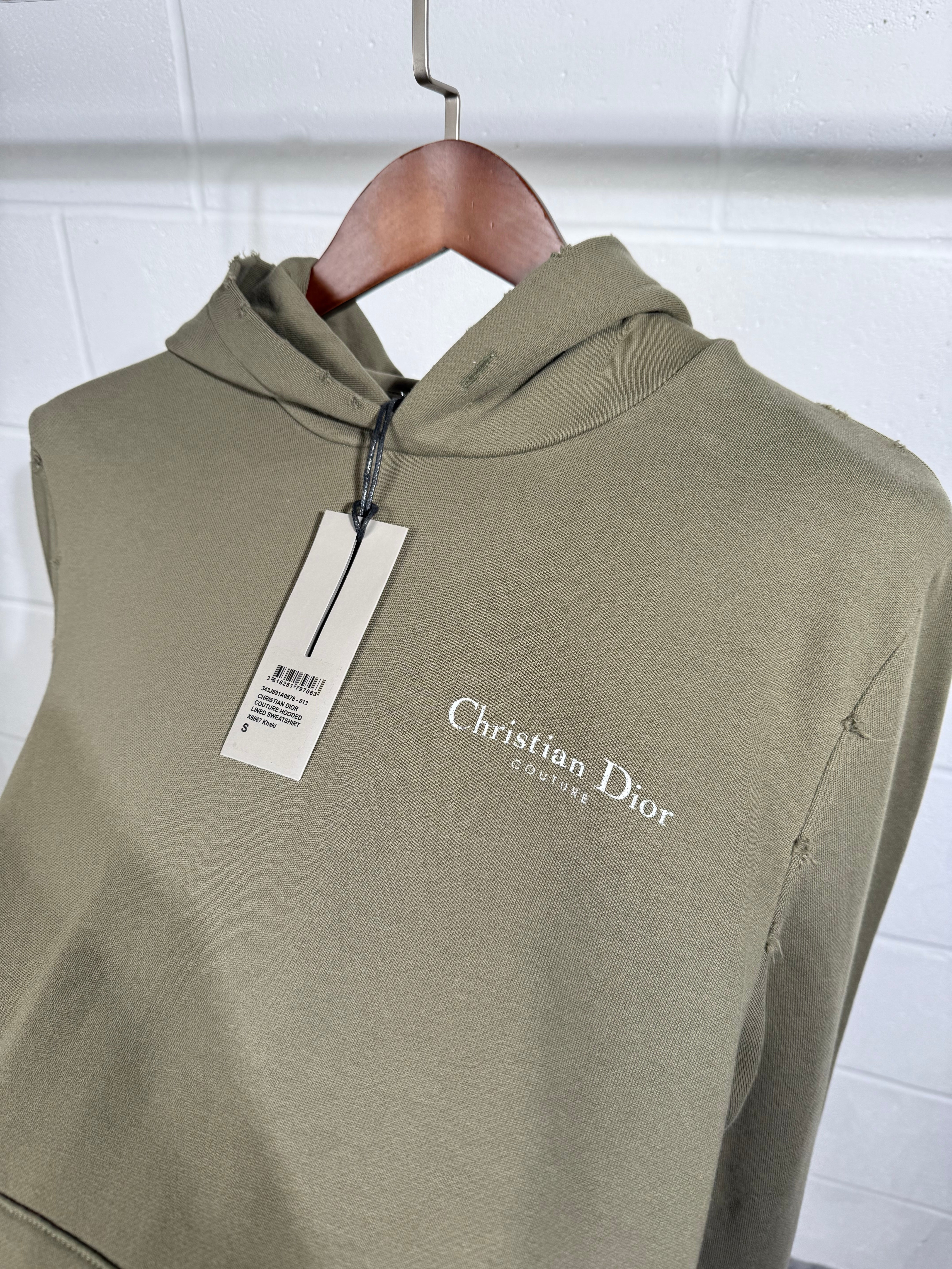 Dior hoodie green
