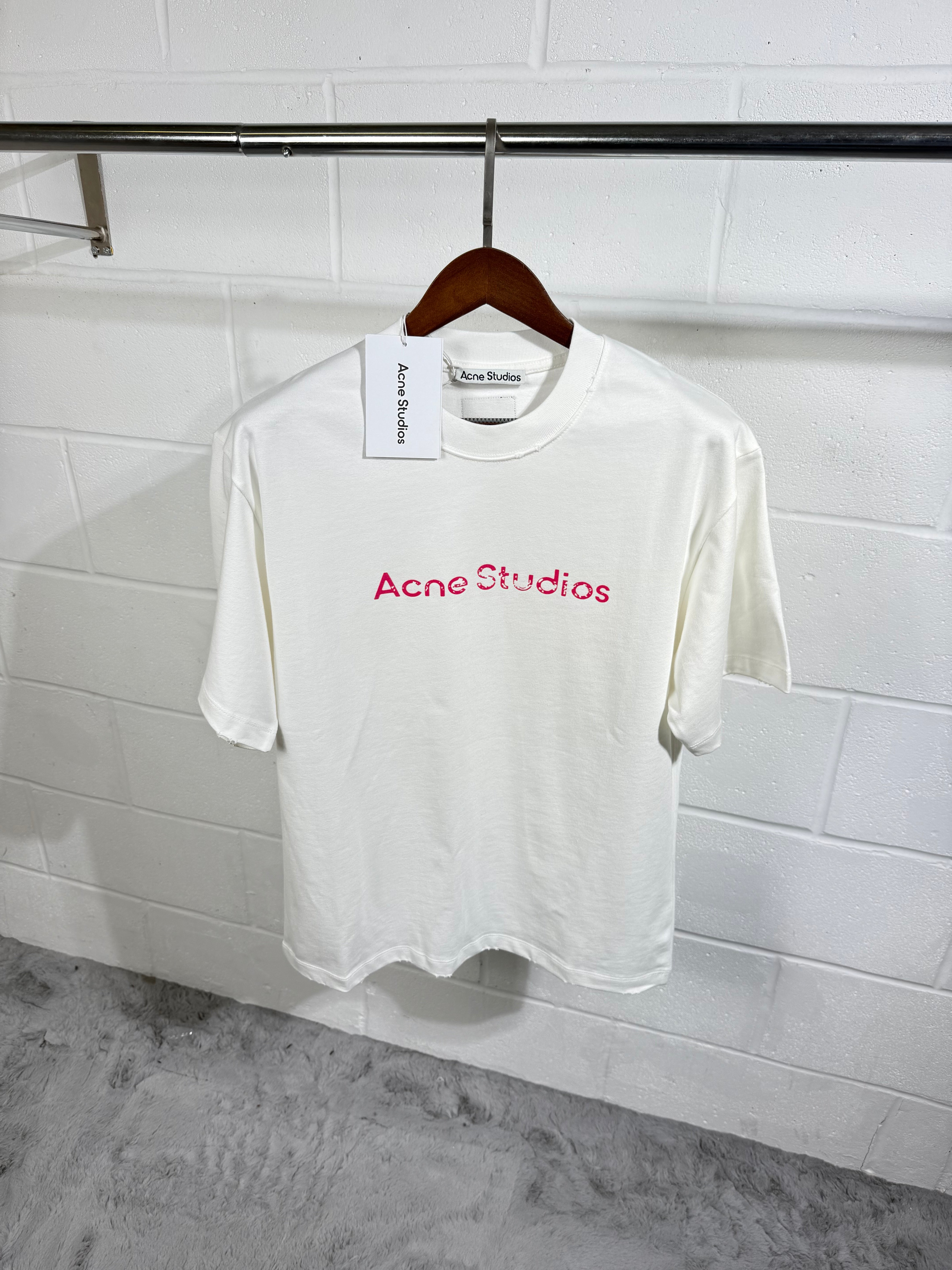 ACNE OVERSIZED TEE WHITE