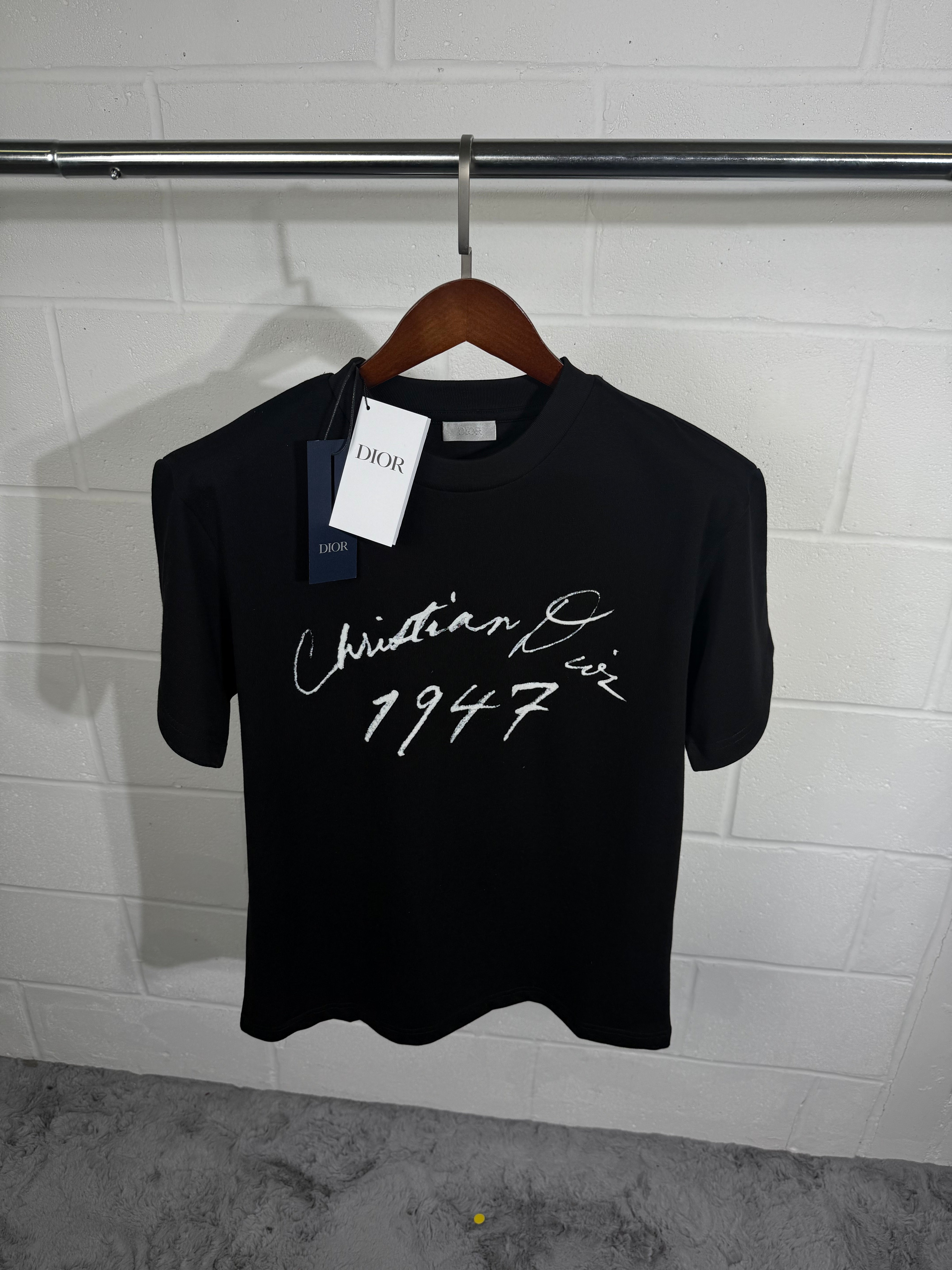 CD HANDWRITTEN TEE BLACK