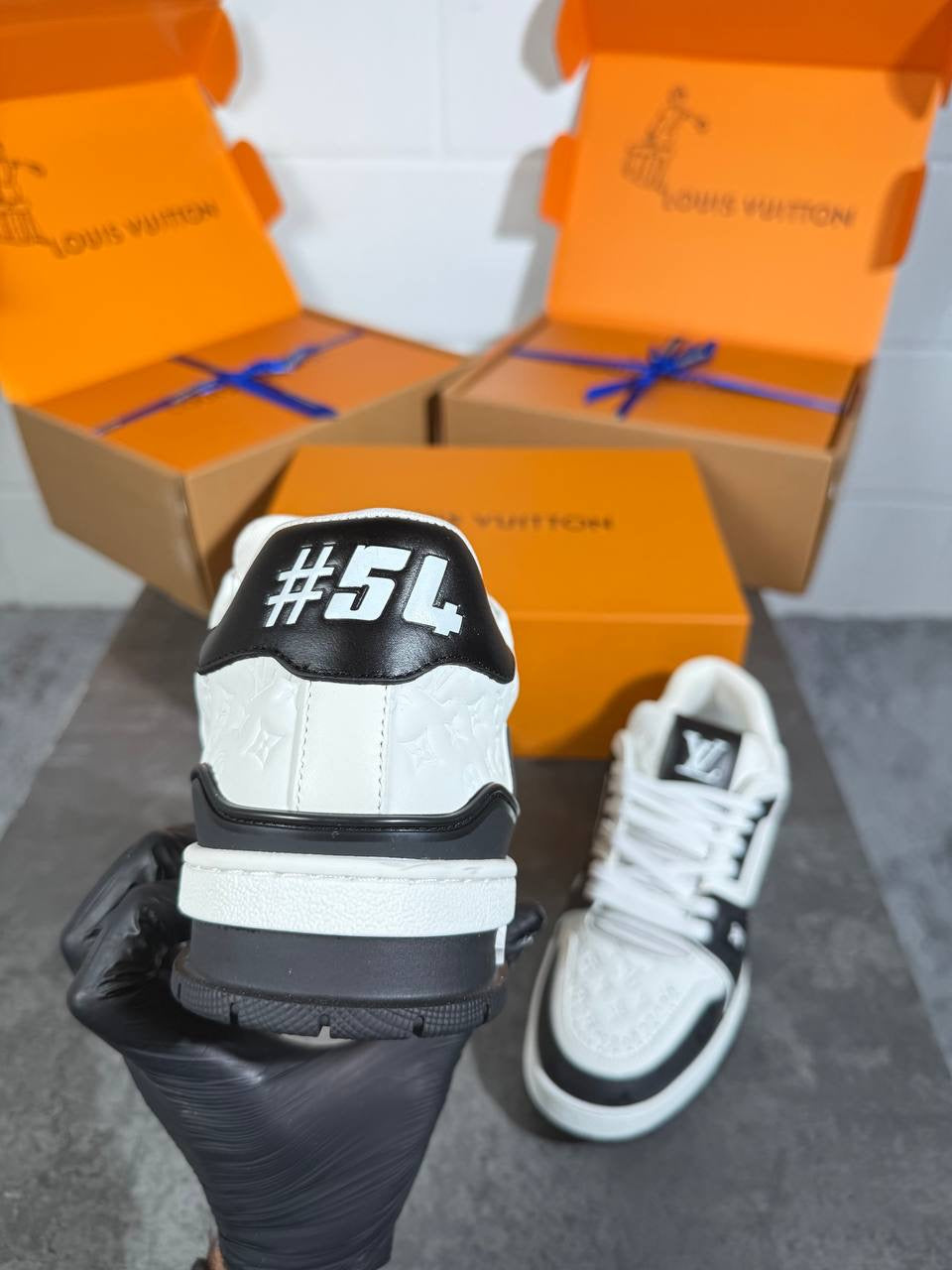 LV trainers Logo black & White