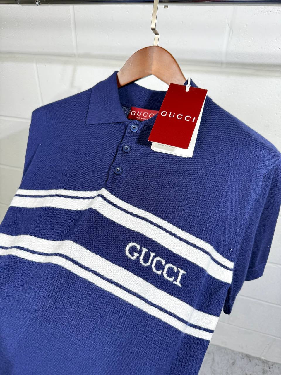 UCCI KNITTED POLO NAVY